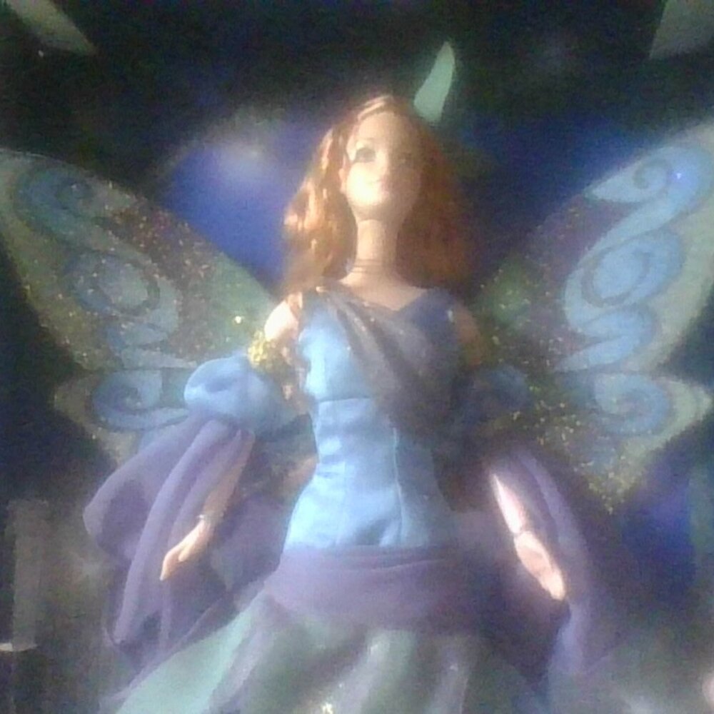 purple fairy of the forest collector's doll